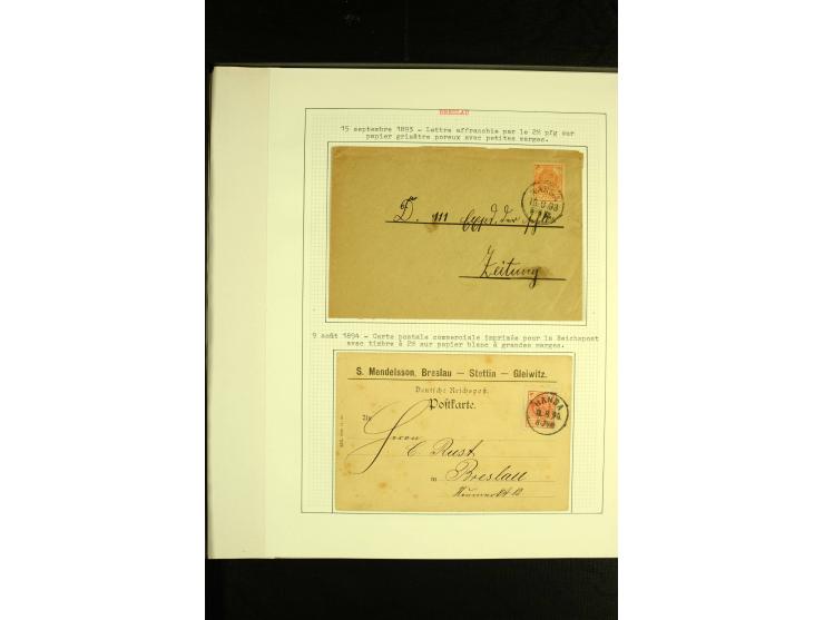1896/1905, Neue Breslaue Express-Packet-Beförderung, Hammonia, Breslauer-Transport-Bureau, Hansa, Stadtpost Courier & Neue St