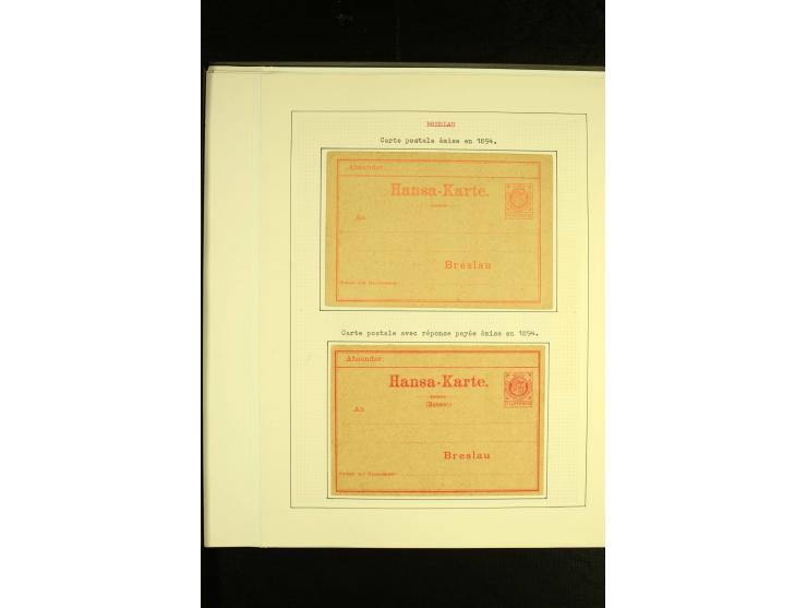 1896/1905, Neue Breslaue Express-Packet-Beförderung, Hammonia, Breslauer-Transport-Bureau, Hansa, Stadtpost Courier & Neue St