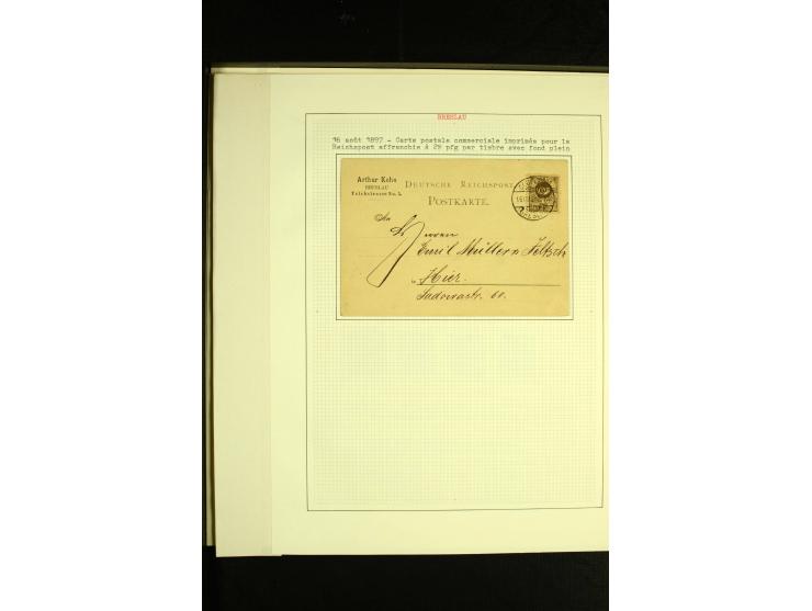 1896/1905, Neue Breslaue Express-Packet-Beförderung, Hammonia, Breslauer-Transport-Bureau, Hansa, Stadtpost Courier & Neue St