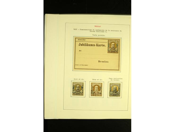 1896/1905, Neue Breslaue Express-Packet-Beförderung, Hammonia, Breslauer-Transport-Bureau, Hansa, Stadtpost Courier & Neue St