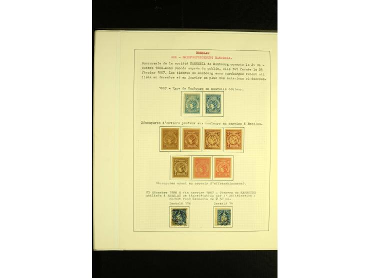 1896/1905, Neue Breslaue Express-Packet-Beförderung, Hammonia, Breslauer-Transport-Bureau, Hansa, Stadtpost Courier & Neue St
