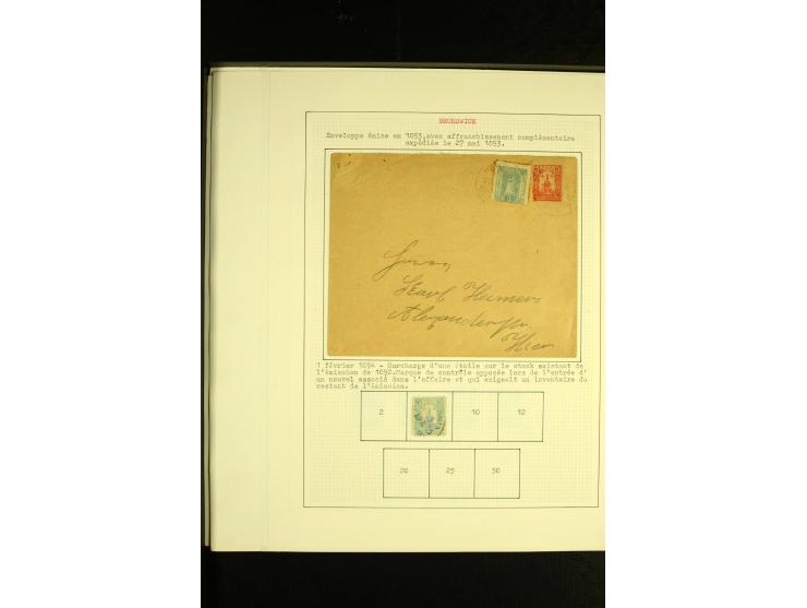 BRAUNSCHWEIG: 1886/95, umfangreiche ungebrauchte und gestempelte Sammlung, dabei viele Besonderheiten wie Kehrdrucke, verschi