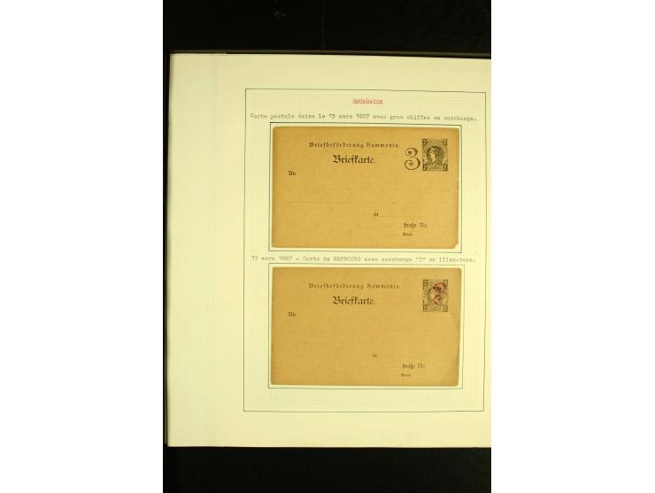 BRAUNSCHWEIG: 1886/95, umfangreiche ungebrauchte und gestempelte Sammlung, dabei viele Besonderheiten wie Kehrdrucke, verschi