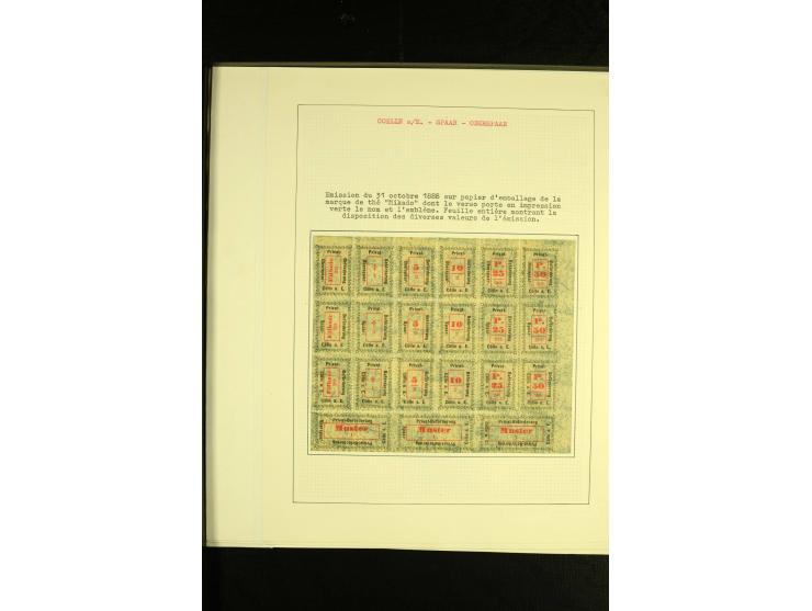 CÖLLN a.E: 1888, interessante postfrische und ungebrauchte Sammlung, dabei ein Bogen und einige Einheiten sowie Ganzsachen, g
