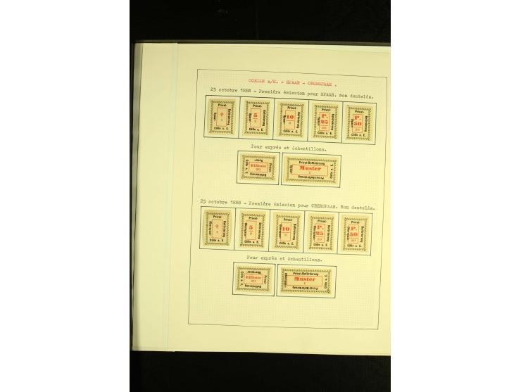 CÖLLN a.E: 1888, interessante postfrische und ungebrauchte Sammlung, dabei ein Bogen und einige Einheiten sowie Ganzsachen, g
