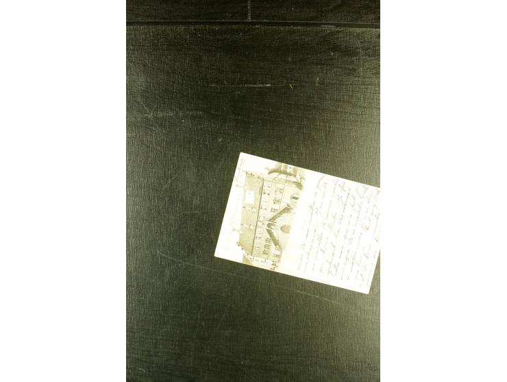 1898, Neue Wappenzeichnung 2-3 Pfg. ungebrauchte und gestempelte Sammlung mit 6 Briefen bzw. Karten, dabei ein Brief von der 