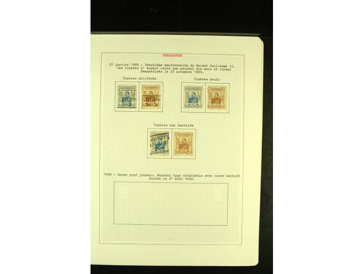 1889, Geburtstag Wilhelm II. 2-3 Pfg., kleine ungebrauchte Partie dabei ungezähnte Werte und 2 Briefe, gute Erhaltung
