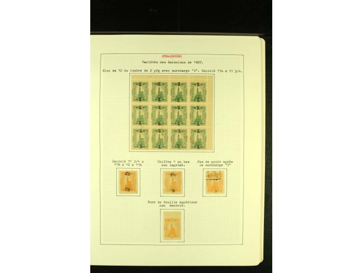 1886/87, ungebrauchte und gestempelte Sammlung mit diversen Einheiten und Besonderheiten, gute Erhaltung