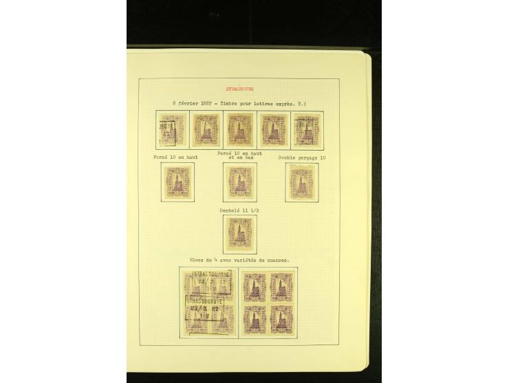 1886/87, ungebrauchte und gestempelte Sammlung mit diversen Einheiten und Besonderheiten, gute Erhaltung