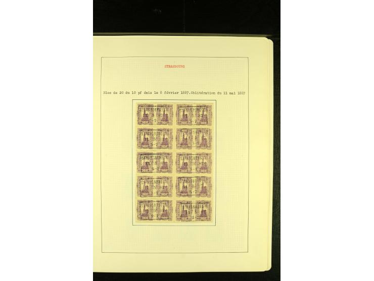 1886/87, ungebrauchte und gestempelte Sammlung mit diversen Einheiten und Besonderheiten, gute Erhaltung