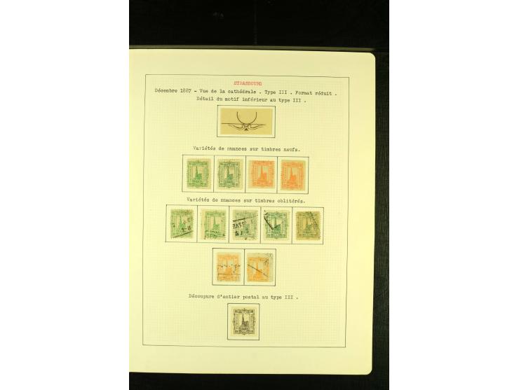 1886/87, ungebrauchte und gestempelte Sammlung mit diversen Einheiten und Besonderheiten, gute Erhaltung