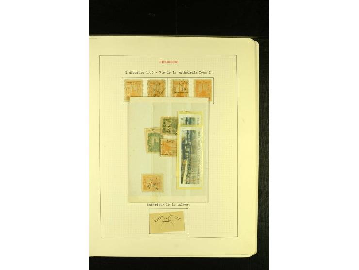 1886/87, ungebrauchte und gestempelte Sammlung mit diversen Einheiten und Besonderheiten, gute Erhaltung