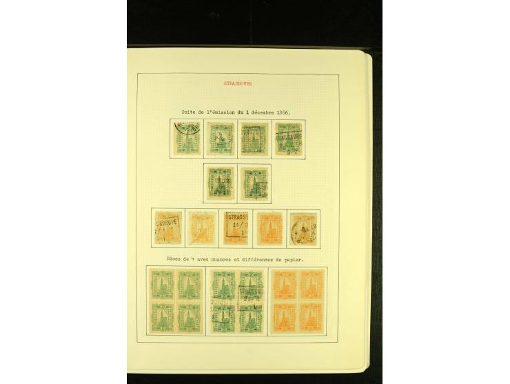 1886/87, ungebrauchte und gestempelte Sammlung mit diversen Einheiten und Besonderheiten, gute Erhaltung