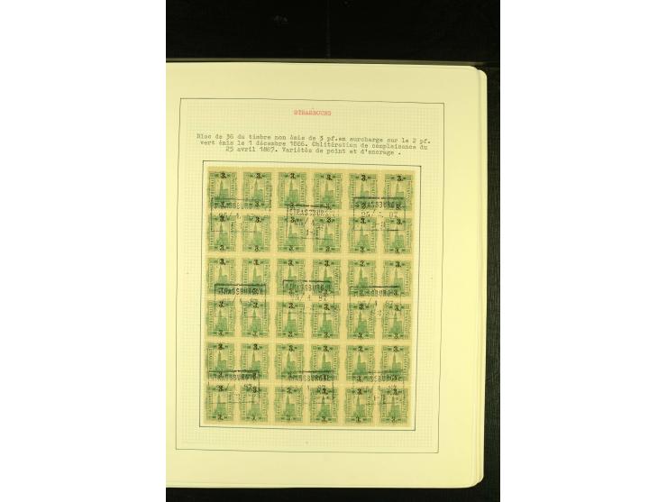 1886/87, ungebrauchte und gestempelte Sammlung mit diversen Einheiten und Besonderheiten, gute Erhaltung