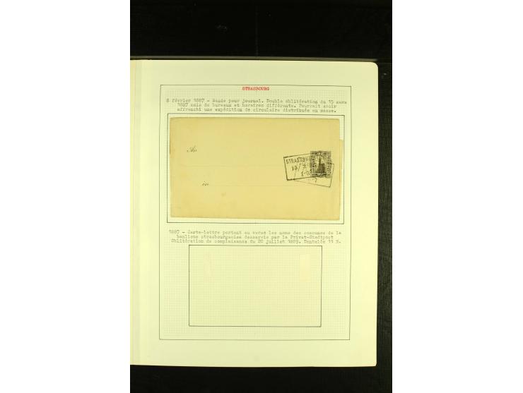 1887/88, interessante Sammlung von 11 Ganzsachenumschlägen bzw. Streifbändern, meist gute Erhaltung