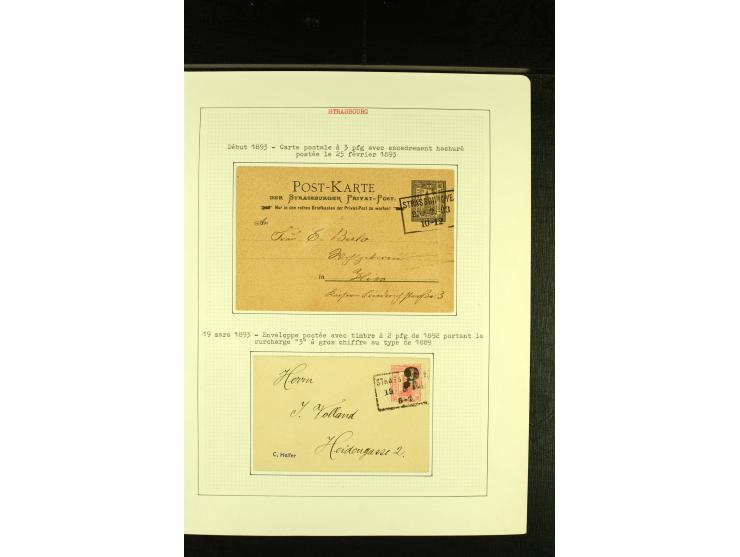 1888/89, Aufdruckausgabe, interessante ungebrauchte und gestempelte Sammlung, meist gute Erhaltung