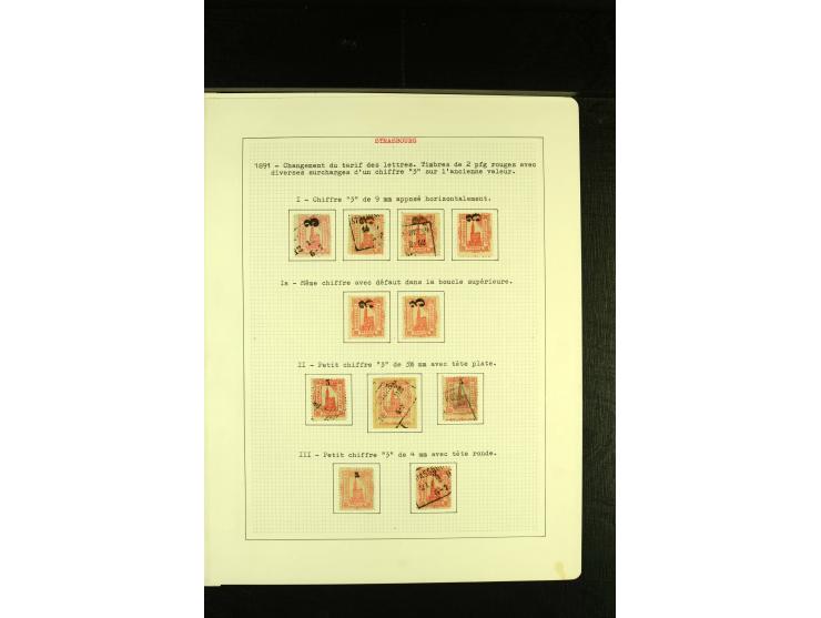 1889/98, interessante ungebrauchte und gestempelte Sammlung mit einigen Besonderheiten, meist gute Erhaltung