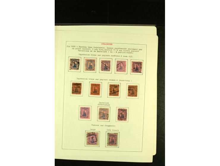 1889/98, interessante ungebrauchte und gestempelte Sammlung mit einigen Besonderheiten, meist gute Erhaltung