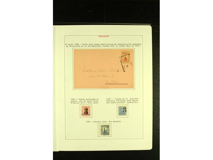 1889/98, interessante ungebrauchte und gestempelte Sammlung mit einigen Besonderheiten, meist gute Erhaltung