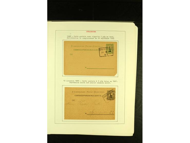 1886/90, interessante ungebrauchte und gestempelte Sammlung von 25 Ganzsachenkarten, meist gute Erhaltung