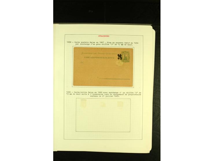 1886/90, interessante ungebrauchte und gestempelte Sammlung von 25 Ganzsachenkarten, meist gute Erhaltung