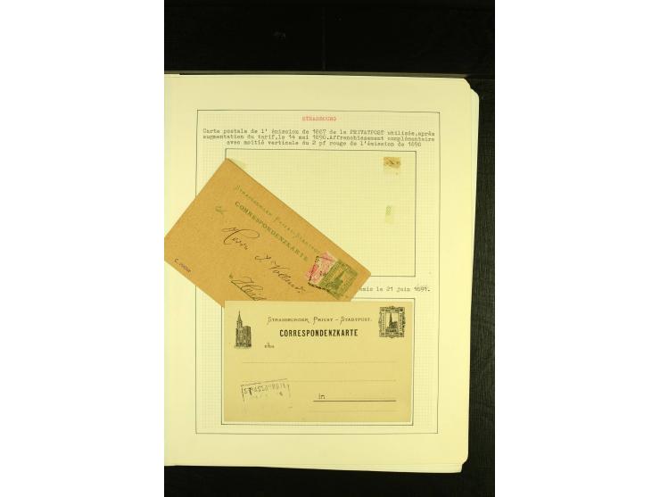 1886/90, interessante ungebrauchte und gestempelte Sammlung von 25 Ganzsachenkarten, meist gute Erhaltung