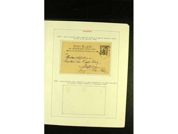 1886/90, interessante ungebrauchte und gestempelte Sammlung von 25 Ganzsachenkarten, meist gute Erhaltung