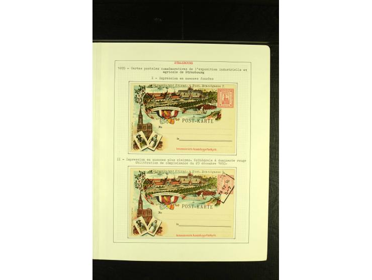 1886/90, interessante ungebrauchte und gestempelte Sammlung von 25 Ganzsachenkarten, meist gute Erhaltung