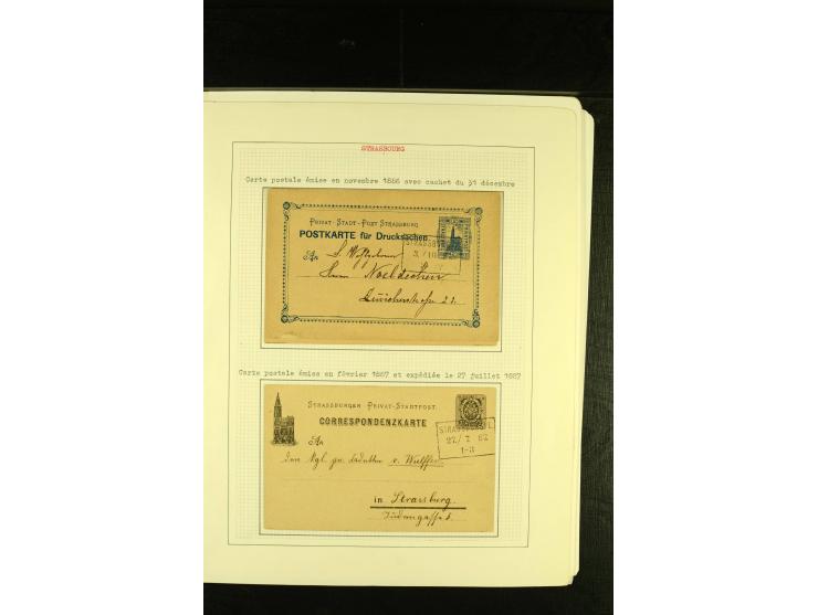 1886/90, interessante ungebrauchte und gestempelte Sammlung von 25 Ganzsachenkarten, meist gute Erhaltung