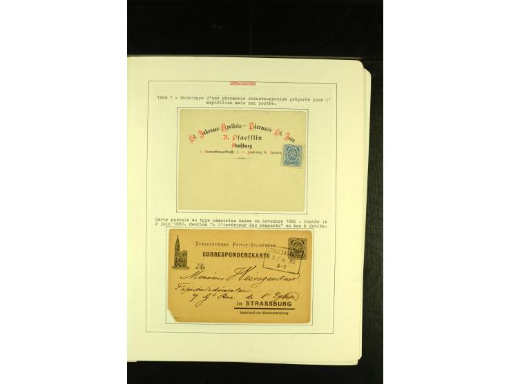 1886/90, interessante ungebrauchte und gestempelte Sammlung von 25 Ganzsachenkarten, meist gute Erhaltung