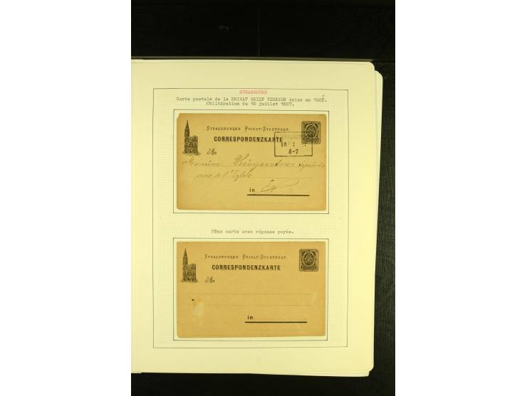 1886/90, interessante ungebrauchte und gestempelte Sammlung von 25 Ganzsachenkarten, meist gute Erhaltung