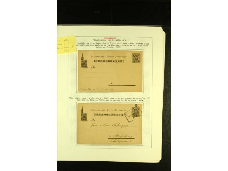 1886/90, interessante ungebrauchte und gestempelte Sammlung von 25 Ganzsachenkarten, meist gute Erhaltung