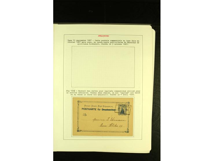 1886/90, interessante ungebrauchte und gestempelte Sammlung von 25 Ganzsachenkarten, meist gute Erhaltung