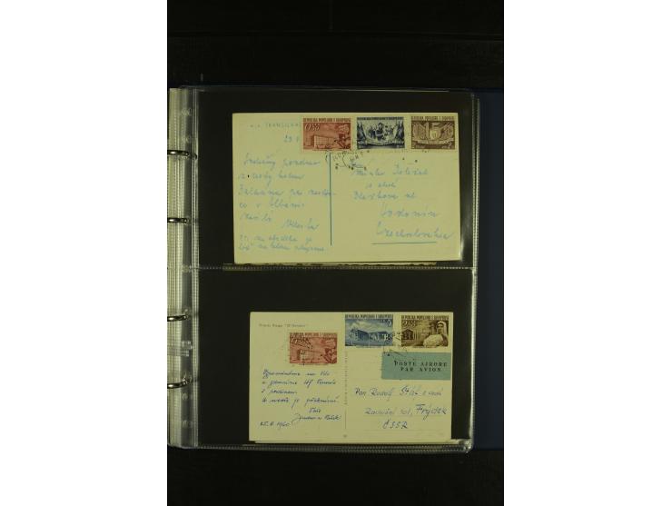 1934/65 (ca.), 95 Briefe und Karten, dabei Reco und Luftpost, incl. in die CSR gelaufen