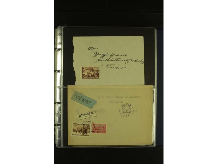 1934/65 (ca.), 95 Briefe und Karten, dabei Reco und Luftpost, incl. in die CSR gelaufen