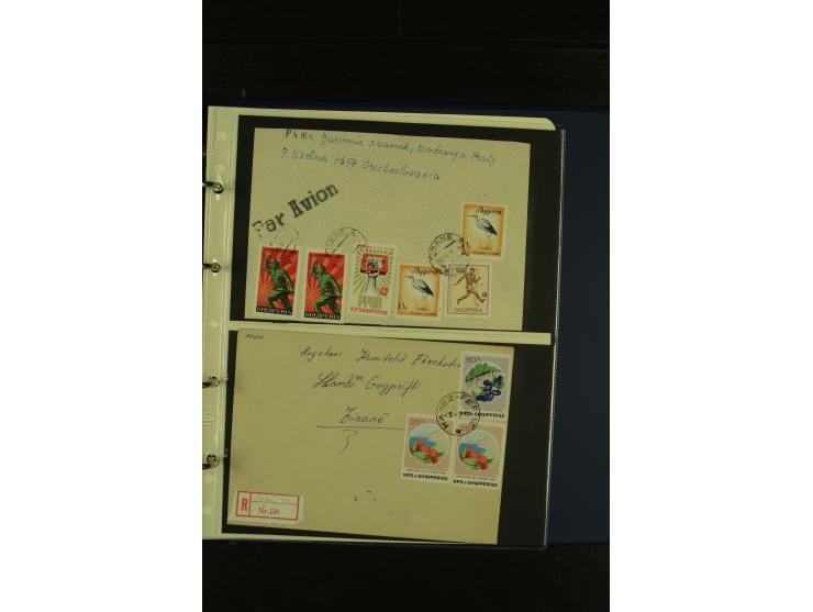 1934/65 (ca.), 95 Briefe und Karten, dabei Reco und Luftpost, incl. in die CSR gelaufen
