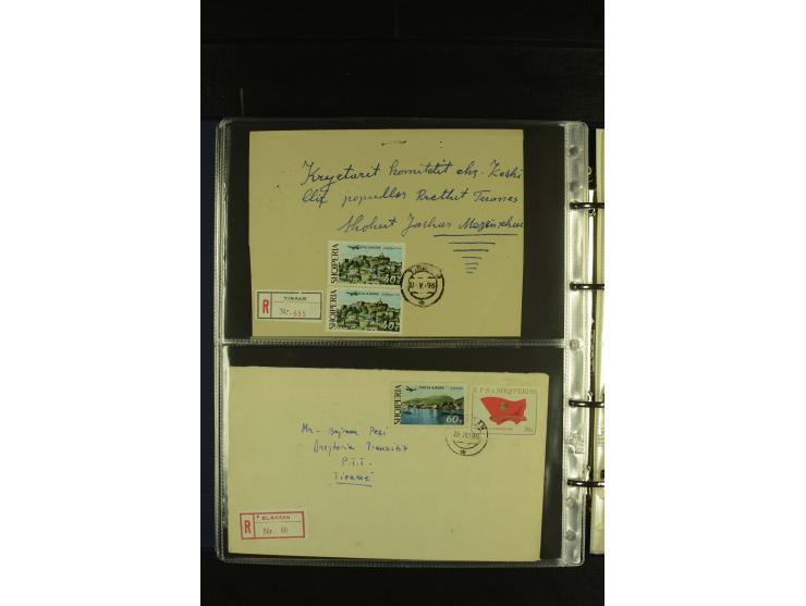 1934/65 (ca.), 95 Briefe und Karten, dabei Reco und Luftpost, incl. in die CSR gelaufen