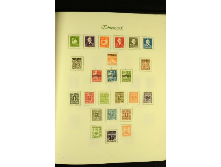 1851/1976, postfrische, ungebrauchte und gestempelte Sammlung mit u.a. Mi.-Nr. 2, 6, 10, 66, 81, 180-81, Porto, Postfähre etc