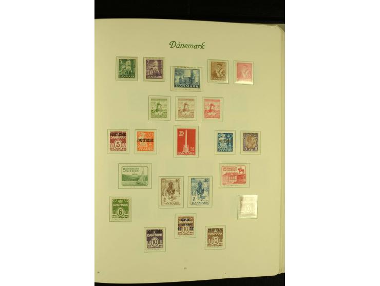 1851/1976, postfrische, ungebrauchte und gestempelte Sammlung mit u.a. Mi.-Nr. 2, 6, 10, 66, 81, 180-81, Porto, Postfähre etc