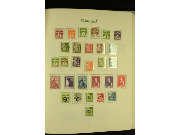 1851/1976, postfrische, ungebrauchte und gestempelte Sammlung mit u.a. Mi.-Nr. 2, 6, 10, 66, 81, 180-81, Porto, Postfähre etc