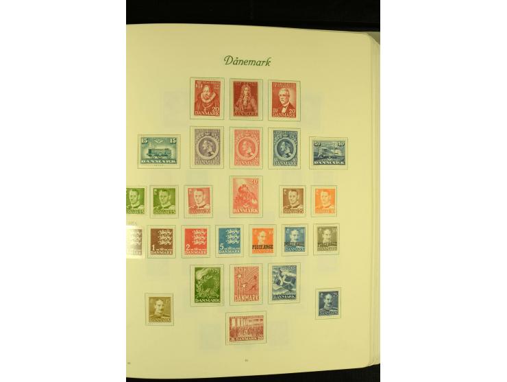 1851/1976, postfrische, ungebrauchte und gestempelte Sammlung mit u.a. Mi.-Nr. 2, 6, 10, 66, 81, 180-81, Porto, Postfähre etc