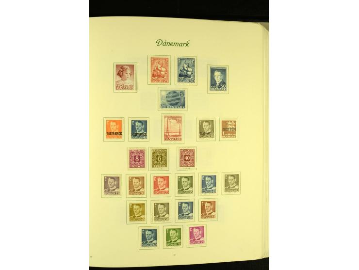 1851/1976, postfrische, ungebrauchte und gestempelte Sammlung mit u.a. Mi.-Nr. 2, 6, 10, 66, 81, 180-81, Porto, Postfähre etc