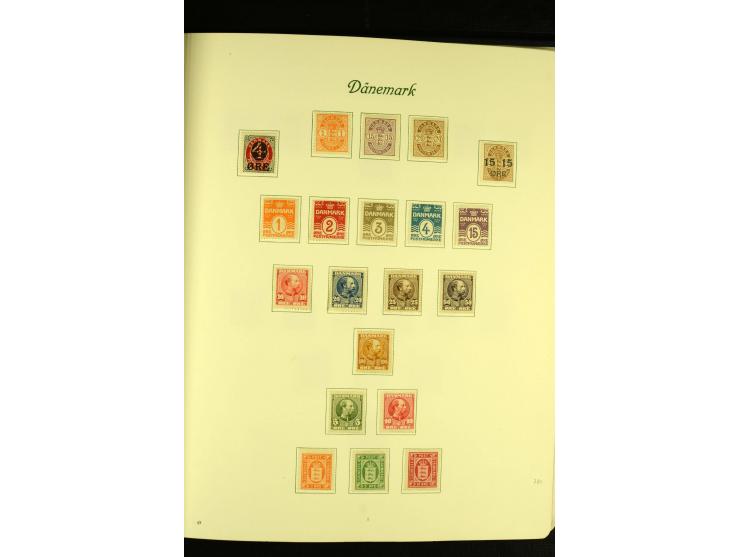 1851/1976, postfrische, ungebrauchte und gestempelte Sammlung mit u.a. Mi.-Nr. 2, 6, 10, 66, 81, 180-81, Porto, Postfähre etc