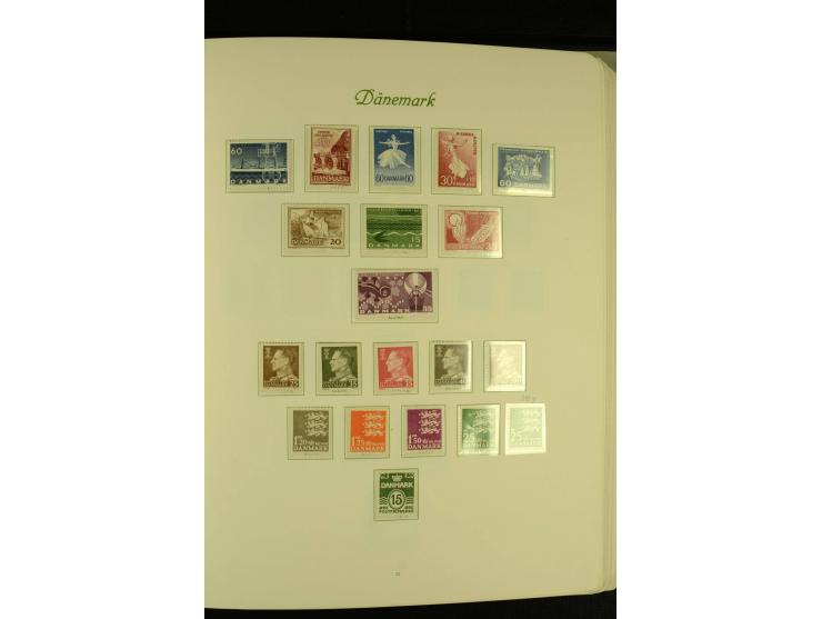 1851/1976, postfrische, ungebrauchte und gestempelte Sammlung mit u.a. Mi.-Nr. 2, 6, 10, 66, 81, 180-81, Porto, Postfähre etc