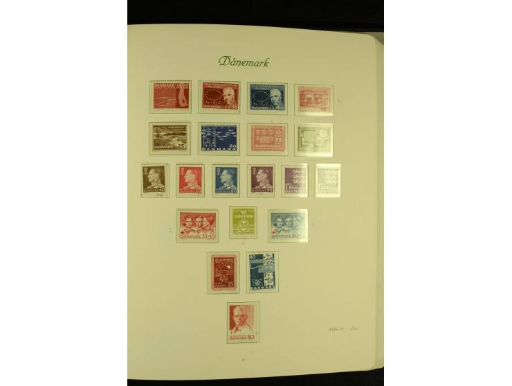 1851/1976, postfrische, ungebrauchte und gestempelte Sammlung mit u.a. Mi.-Nr. 2, 6, 10, 66, 81, 180-81, Porto, Postfähre etc