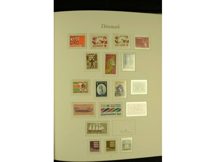 1851/1976, postfrische, ungebrauchte und gestempelte Sammlung mit u.a. Mi.-Nr. 2, 6, 10, 66, 81, 180-81, Porto, Postfähre etc
