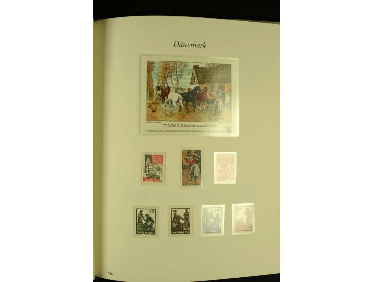 1851/1976, postfrische, ungebrauchte und gestempelte Sammlung mit u.a. Mi.-Nr. 2, 6, 10, 66, 81, 180-81, Porto, Postfähre etc