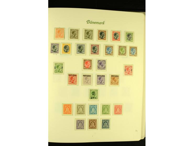 1851/1976, postfrische, ungebrauchte und gestempelte Sammlung mit u.a. Mi.-Nr. 2, 6, 10, 66, 81, 180-81, Porto, Postfähre etc