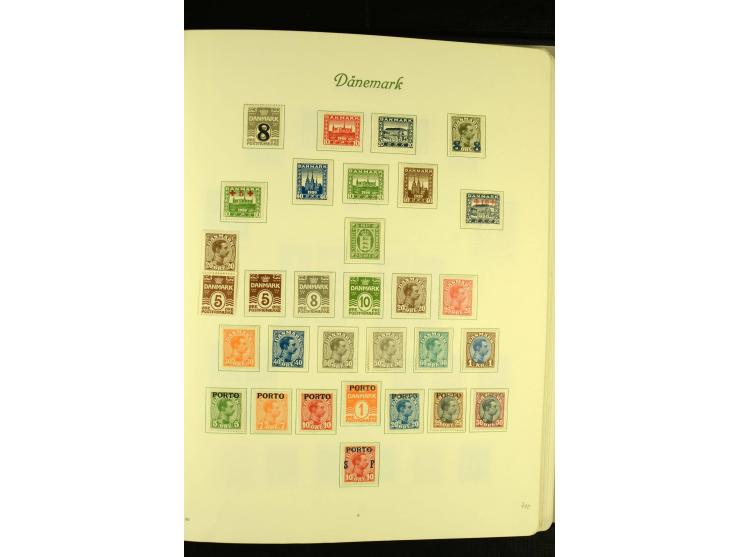 1851/1976, postfrische, ungebrauchte und gestempelte Sammlung mit u.a. Mi.-Nr. 2, 6, 10, 66, 81, 180-81, Porto, Postfähre etc