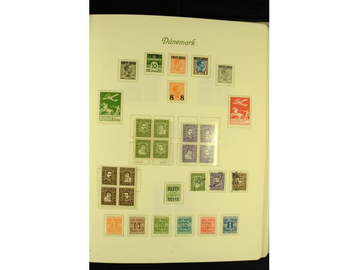 1851/1976, postfrische, ungebrauchte und gestempelte Sammlung mit u.a. Mi.-Nr. 2, 6, 10, 66, 81, 180-81, Porto, Postfähre etc